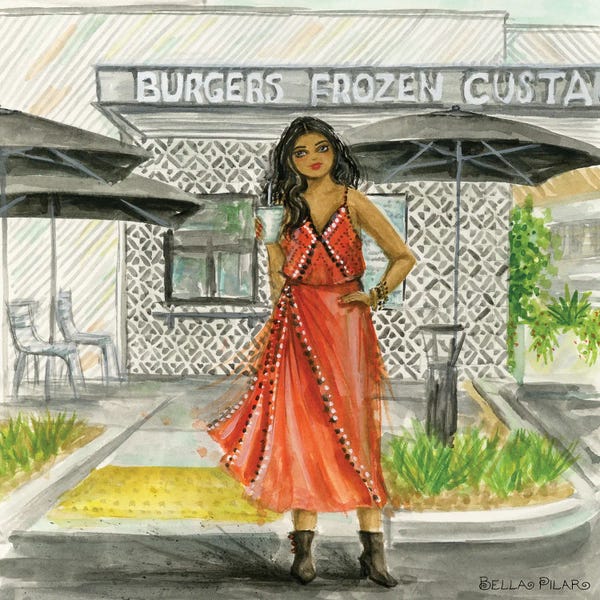 Bella Pilar: Ayla At Shake Shack by Bella Pilar
