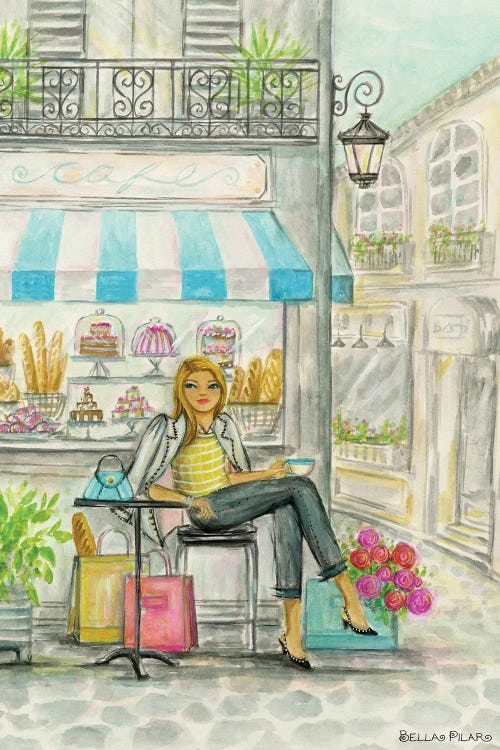 A Perfect French Day by Bella Pilar wall art