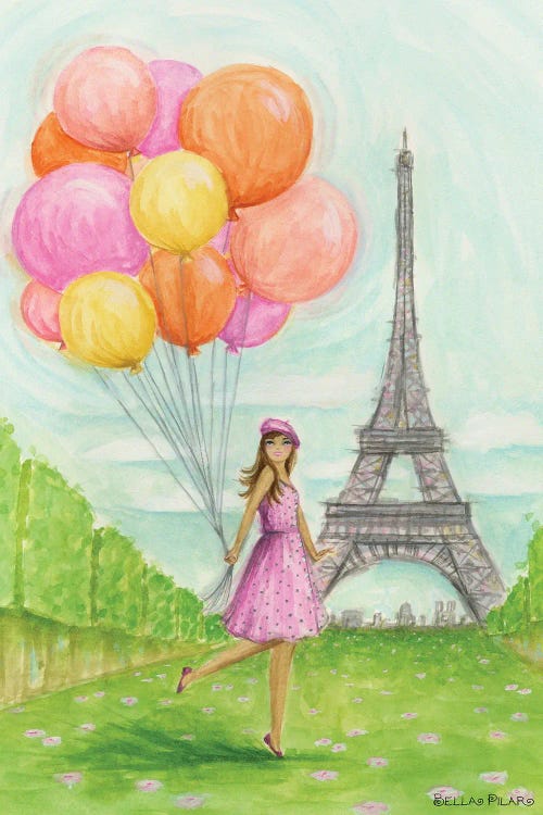 A Perfect Paris Day by Bella Pilar wall art