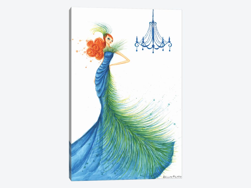 Couture Feather by Bella Pilar 1-piece Canvas Art