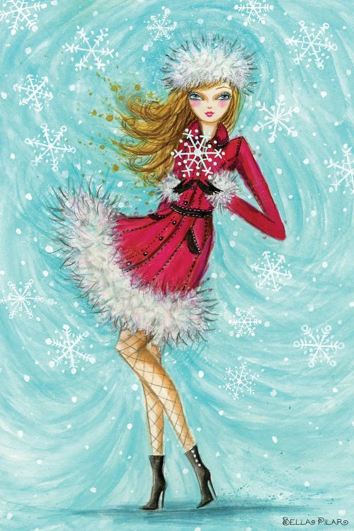 Blythe's Stunning Snowflake by Bella Pilar wall art