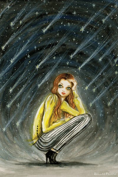 Myra Under The Shooting Stars by Bella Pilar art print