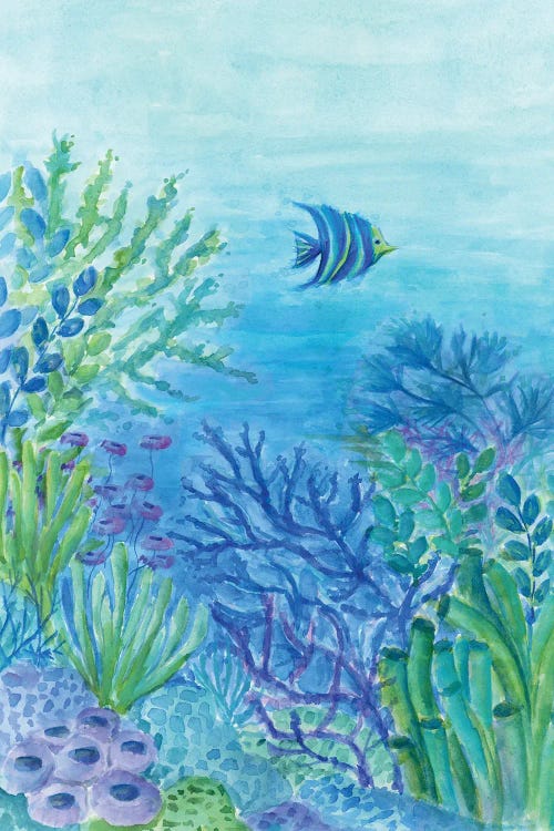 Into The Coral Reef by Bella Pilar wall art