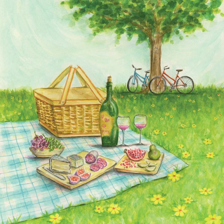 Picnic by Bella Pilar wall art