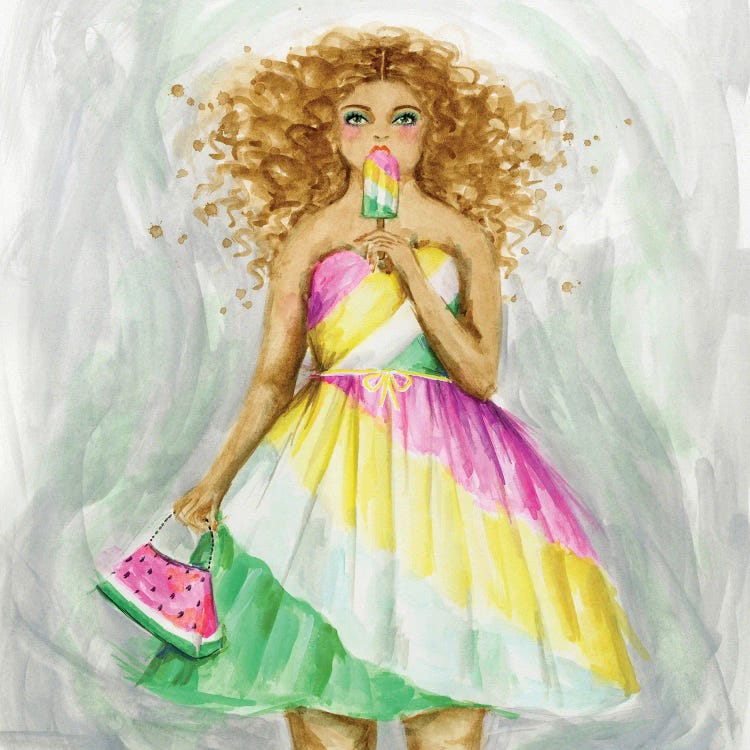 Summer Ice Pop by Bella Pilar wall art