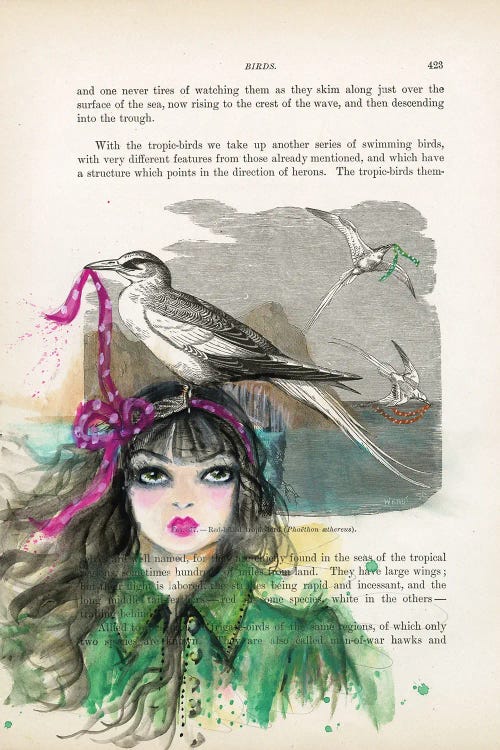 Bree And The Brazen Birds by Bella Pilar wall art