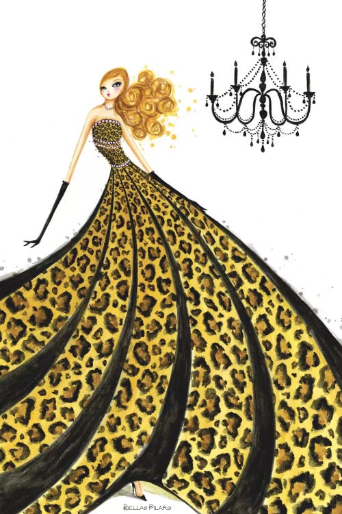 Couture Leopard  by Bella Pilar wall art