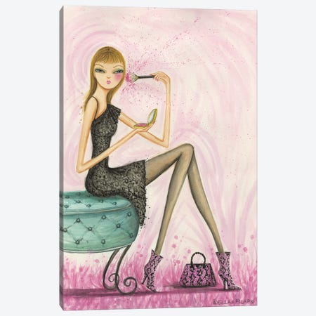 Blushing Beauty Canvas Print #BPR45} by Bella Pilar Art Print