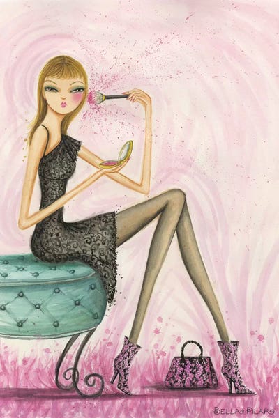 Fashion Illustrations: Blushing Beauty by Bella Pilar