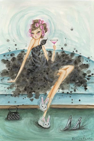 Fashion Illustrations: Dinner at 8 by Bella Pilar
