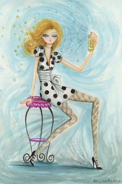 Hairspray by Bella Pilar art print
