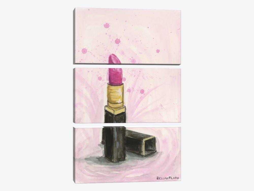 Lipstick  by Bella Pilar 3-piece Canvas Print