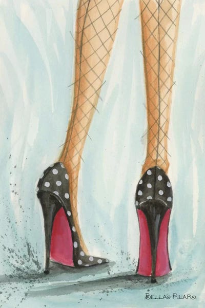 Polka Dot: Polka Dot Heels by Bella Pilar