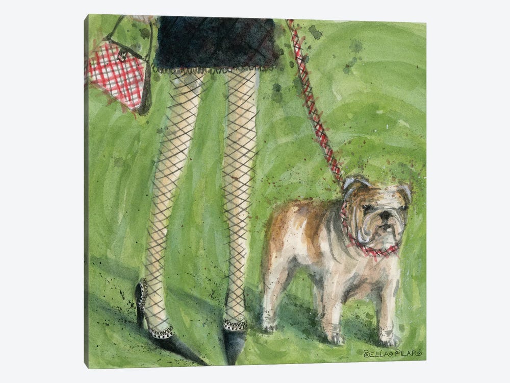 English Bulldog  by Bella Pilar 1-piece Canvas Art