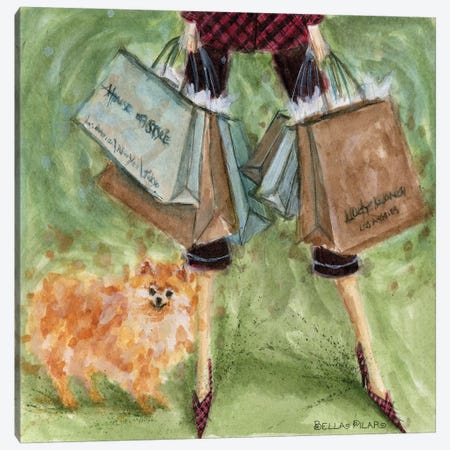 Pomeranian  Canvas Print #BPR64} by Bella Pilar Art Print