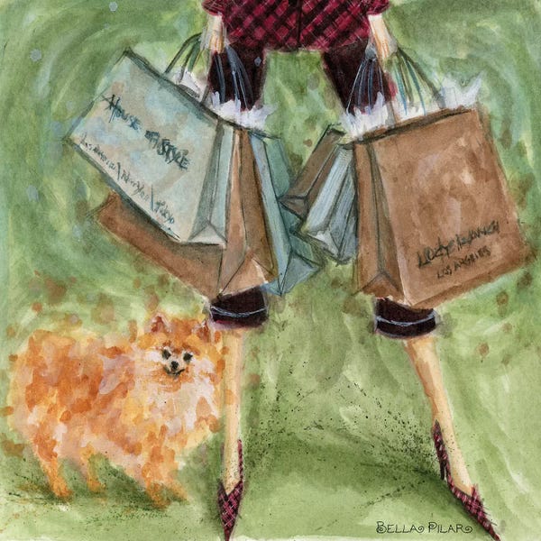 Shopping: Pomeranian  by Bella Pilar
