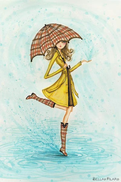 Umbrellas: Raindrops by Bella Pilar