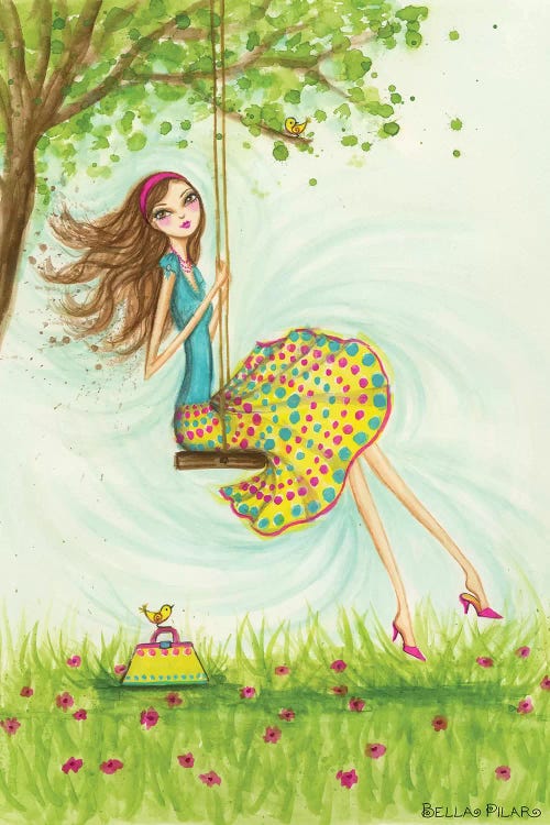 Swing by Bella Pilar wall art