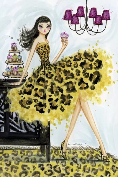 Animal Patterns: Leopard Cupcake by Bella Pilar