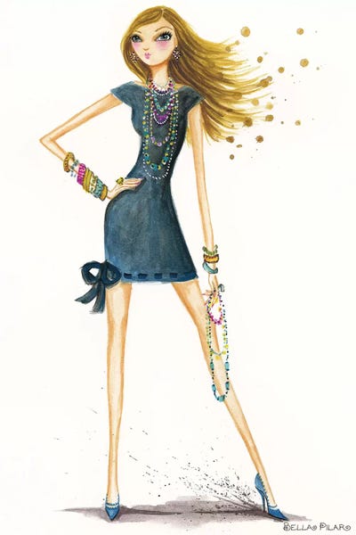 Fashion Illustrations: Accessorize Jewelry by Bella Pilar
