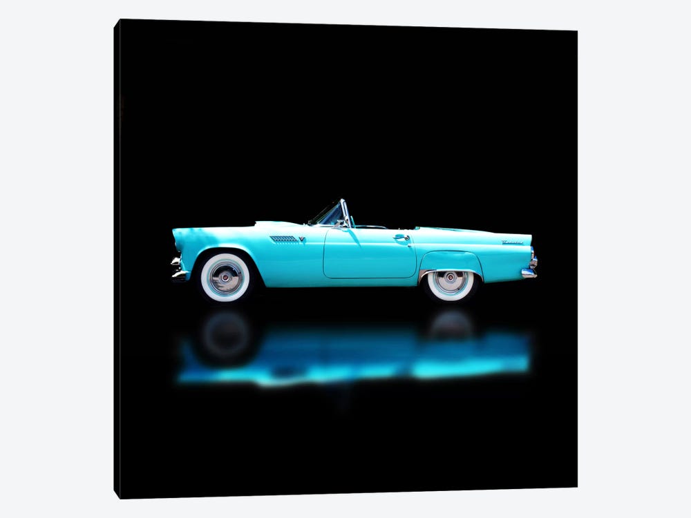 1956 Ford Thunderbird Convertible by Clive Branson 1-piece Canvas Wall Art