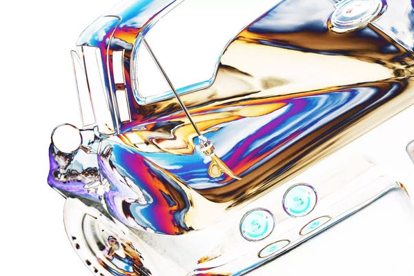 Abstract Photography: 1964 Corvette Stingray, Abstracted by Clive Branson