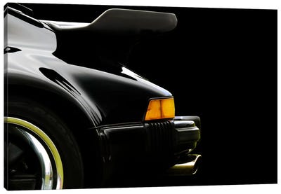1978 Porsche 930 Back Wing Canvas Art Print - Cars By Brand