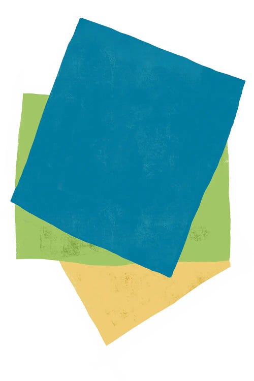 A Teal Layer by Bronwyn Baker wall art