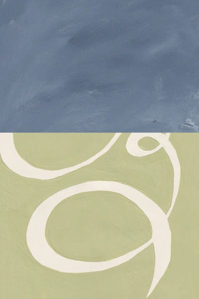Serene Flowing Shapes
