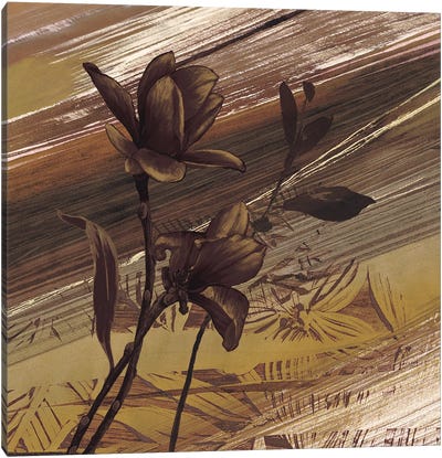 Fleurs d'or II Canvas Art Print