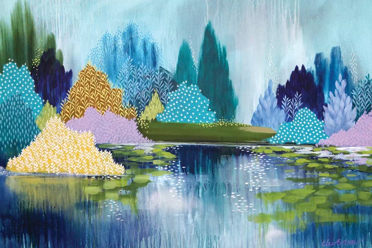 Hyde Park In Spring by Clair Bremner wall art