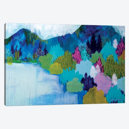 Lake Como Canvas Print #BRE13} by Clair Bremner Canvas Art Print