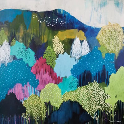 Mount Buninyong by Clair Bremner framed canvas print