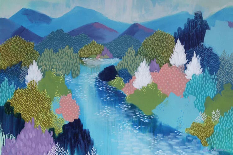 Summer Hills by Clair Bremner wall art