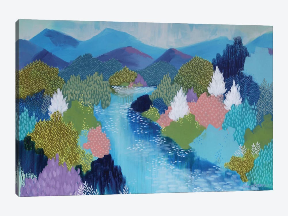 Summer Hills by Clair Bremner 1-piece Canvas Wall Art
