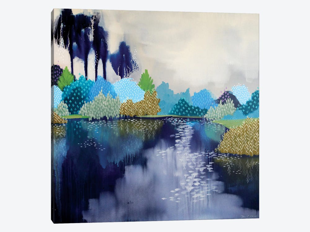 The Swimming Hole by Clair Bremner 1-piece Canvas Art Print