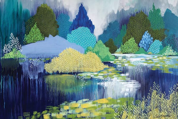 Clair Bremner: Lake In Hyde Park by Clair Bremner