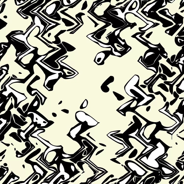 Cream Spirits - Angular by Barruf canvas print