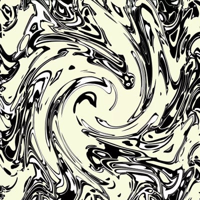 Cream Spirits - Vortex by Barruf framed wall art