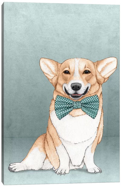 Corgi Dog Canvas Art Print - Pet Mom