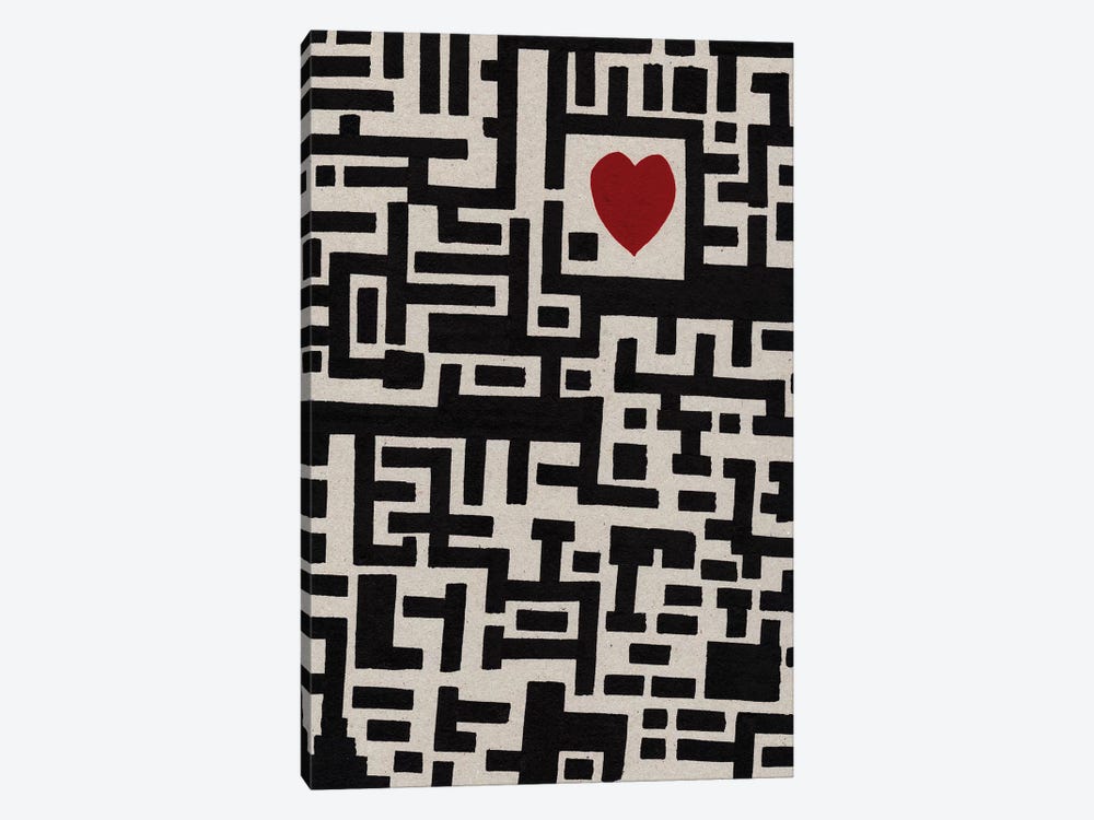 Lover Labyrinth by Barruf 1-piece Canvas Art Print