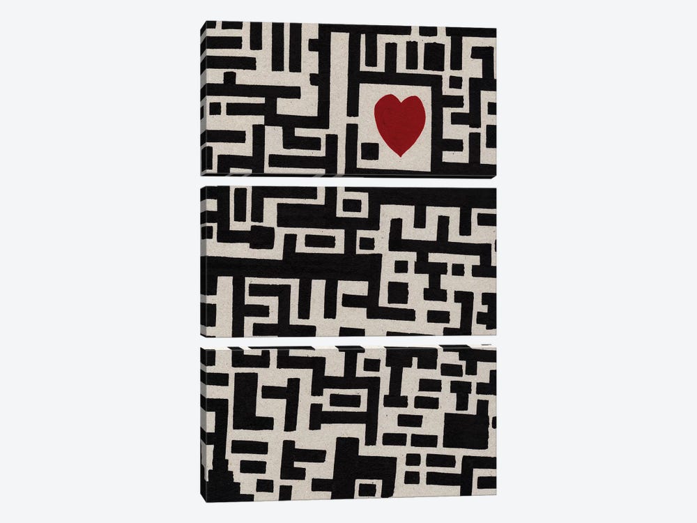 Lover Labyrinth by Barruf 3-piece Art Print