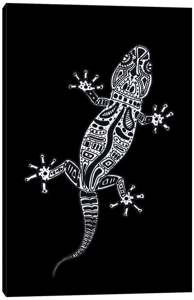 Ornate Lizard Canvas Art Print - Reptile & Amphibian Art