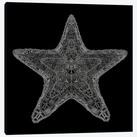 Ornate Starfish Canvas Print #BRF48} by Barruf Canvas Art Print