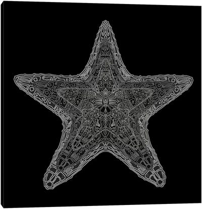 Ornate Starfish Canvas Art Print - Starfish Art