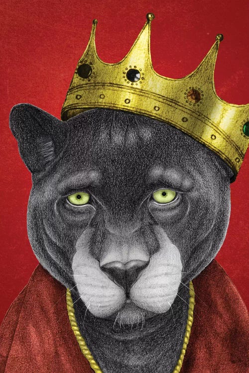 Panther King by Barruf wall art