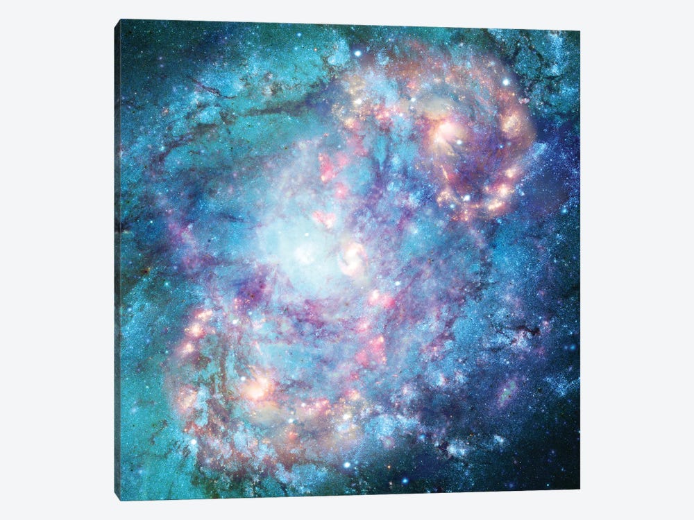 Abstract Galaxy by Barruf 1-piece Canvas Print