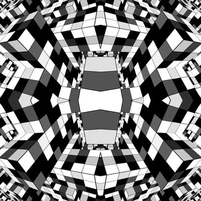 Rubik Series III by Barruf framed wall art