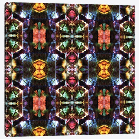 Stained Glass Window Pattern Canvas Print #BRF59} by Barruf Canvas Artwork