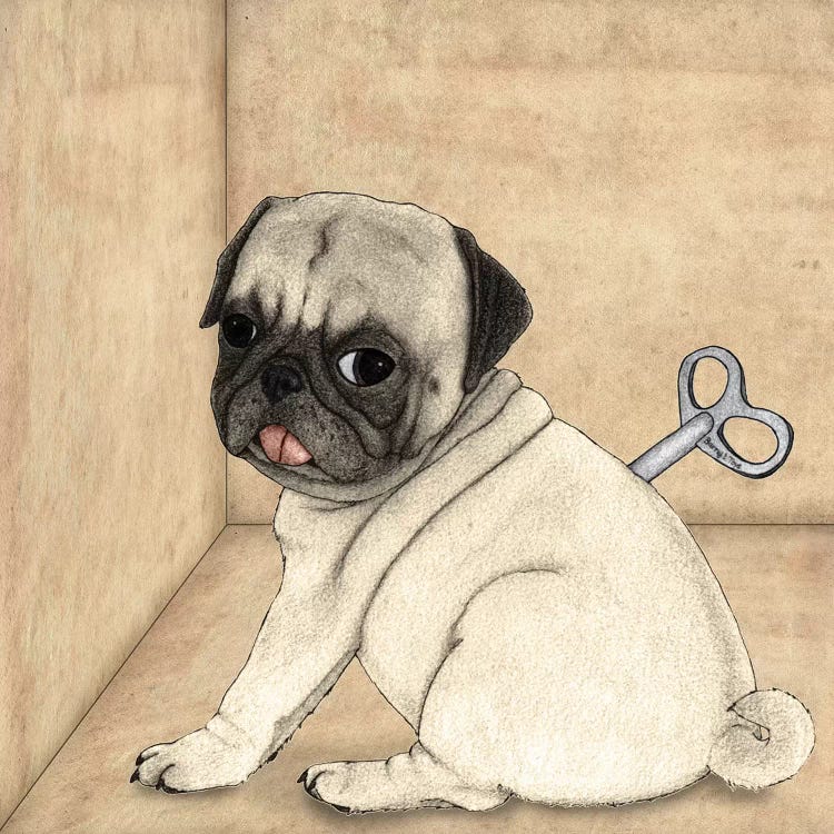 Toy Dog by Barruf wall art